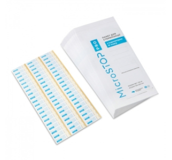 Крафт пакети 100х200 мм для стерилізації Microstop з індикатором IV класу, білі (100 шт)