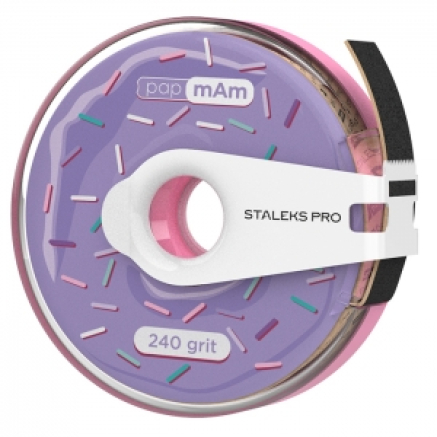 ATClux-240 Змінний файл-стрічка PAPMAM з кліпсою Staleks Pro Exclusive 240 грит