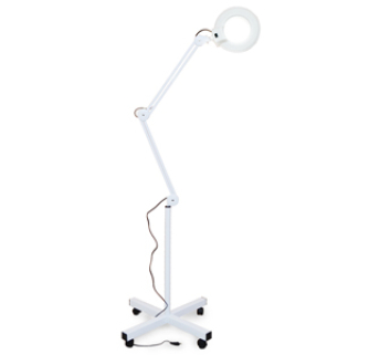 Лампа-лупа з люмінесцентним підсвічуванням на штативі (тренога)