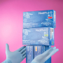 Рукавички нітрилові MEDIPLUS NitryPlus Light BLUE неопудрені, розмір XS, 100 шт