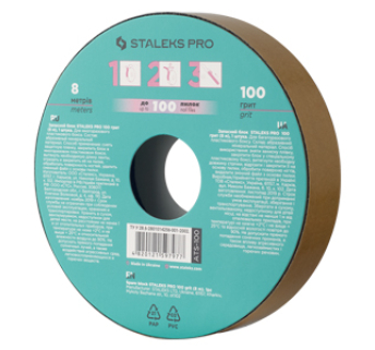 Запасной блок файл-ленты для катушки Bobbi Nail 100 грит Сталекс (8 м) ATS-100