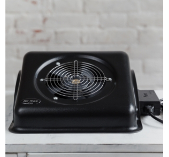 Витяжка для манікюру Air max N2 Pro чорна текстурована, 65 Вт
