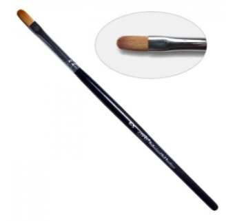 2G. Пензель для гелю овальний 6-S PNB, нейлон/GEL BRUSH OVAL 6-S, NYLON