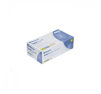 Латексні рукавички неопудрені SafeTouch Connect Medicom розмір L (6,4 г) 100 шт