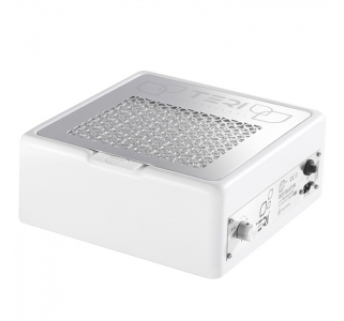 Вытяжка для маникюра настольная Teri Turbo M 2021 белая (сетка металлик), 90 Вт