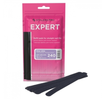 DFE-22E-240 Набор Сменных Файлов для Пилки Прямой Узкой Staleks Expert 240 грит (50 шт)