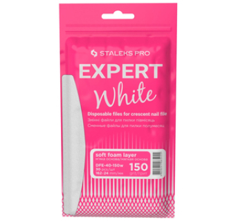 DFE-40-150w Сменные файлы Сталекс белые для пилы полумесяц на мягкой основе EXPERT 40 150 грит (30 шт)