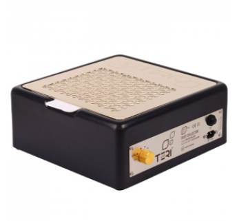 Вытяжка для маникюра настольная Teri Turbo M 2021 чёрная (сетка золотая), 90 Вт