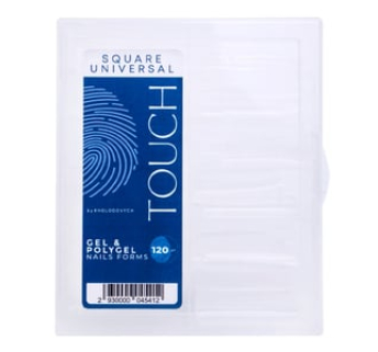Верхні форми типси Touch Square Universal, 120 шт