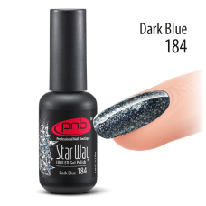 Гель-лак PNB "Star Way", Dark Blue 184, 8 мл