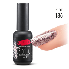 Гель-лак PNB "Star Way", Pink 186, 8 мл