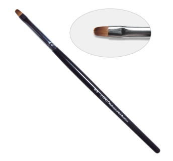 6G. Кисть для геля овальная 4-s PNB, нейлон/Gel Brush oval 4-s, nylon