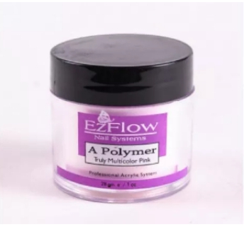 Акриловая пудра EzFlow Pink розовая 28 грамм
