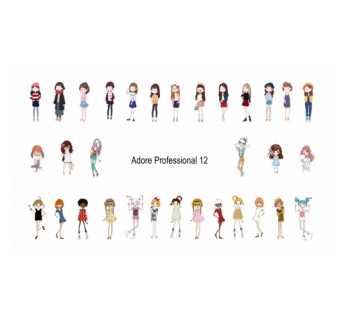 Слайдер-акварель Adore 12