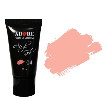 AcrylGel Adore натуральный розовый №4, 30 мл