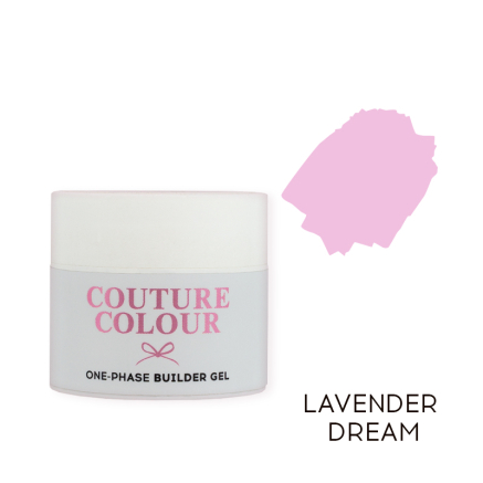 Будівельний однофазний гель для нарощування Couture Colour 1-Phase Builder Gel Lavander Dream 15 мл