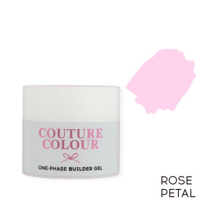 Будівельний однофазний гель для нарощування Couture Colour 1-Phase Builder Gel Rose Petal 15 мл