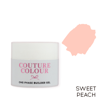 Будівельний однофазний гель для нарощування Couture Colour 1-Phase Builder Gel Sweet Peach 15 мл