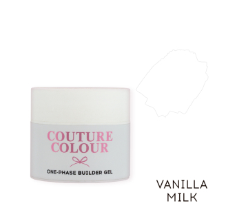 Будівельний однофазний гель для нарощування Couture Colour 1-Phase Builder Gel Vanilla Milk 15 мл