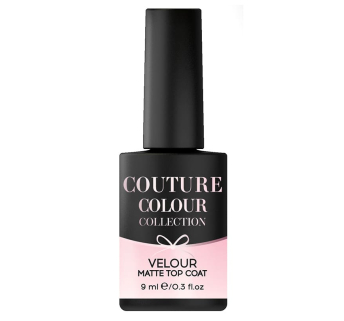 Матовый закрепитель гель-лака VELOUR MATTE TOP COAT COUTURE COLOUR COLLECTION, 9 мл