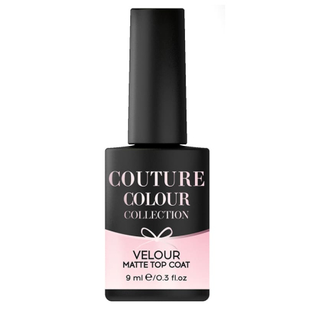 Матовый закрепитель гель-лака VELOUR MATTE TOP COAT COUTURE COLOUR COLLECTION, 9 мл