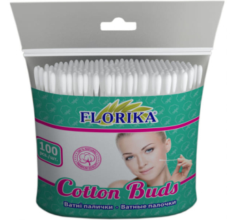 Ватные палочки «Florika» 100 штук