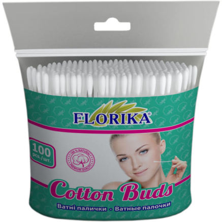 Ватяні палички «Florika» 100 штук
