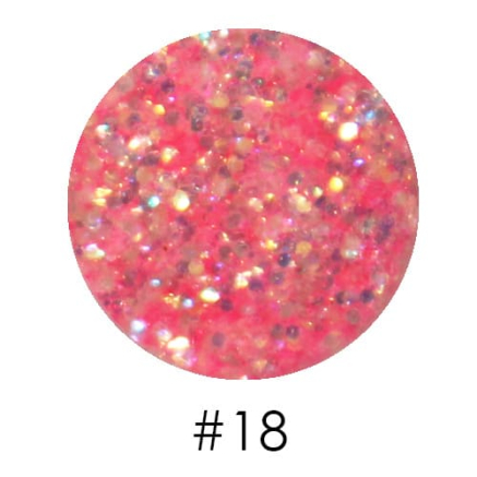 Брокат для декора ногтей 2,5 г №18