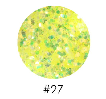 Брокат для декора ногтей 2,5 г №27
