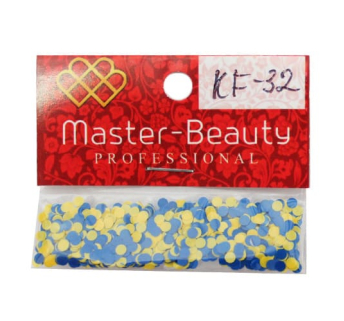 Конфетти для декора ногтей KF-32