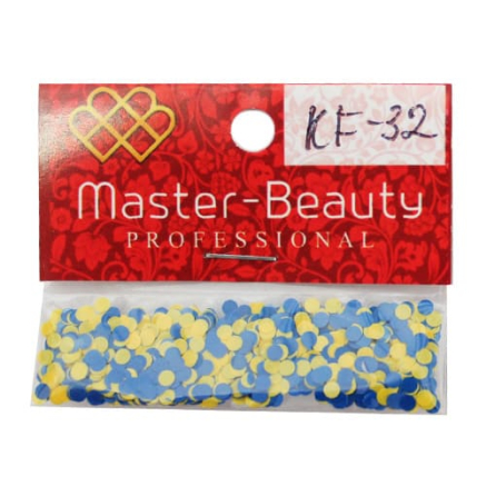 Конфетти для декора ногтей KF-32