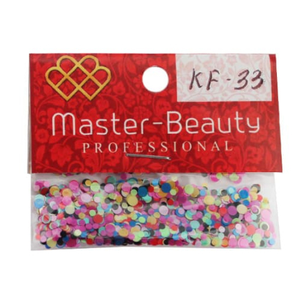 Конфетти для декора ногтей KF-33