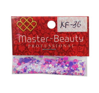 Конфетти для декора ногтей KF-36