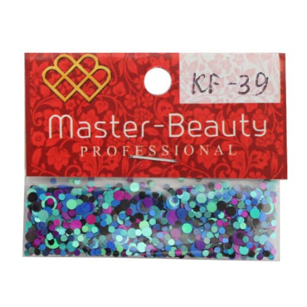 Конфетти для декора ногтей KF-39