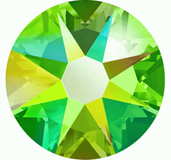 Стрази Swarovski SS4 Olivine AB, 100 шт
