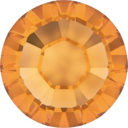 Стрази Swarovski SS3 Topaz, 100 шт