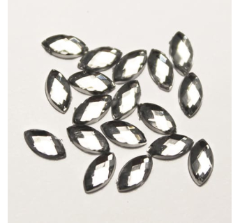 Стрази акрилові Marquise Crystal 3 * 6 mm, 20 шт