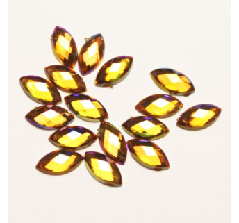 Стрази акрилові Marquise Sun 3 * 6 mm, 20 шт