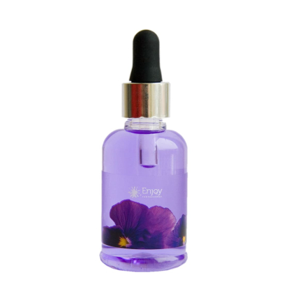 Масло для кутикулы 50 мл c ароматом Цветов “Purple Cuticle oil” Enjoy Professional