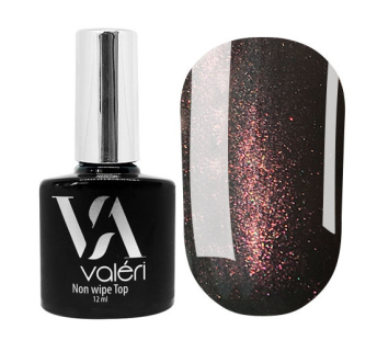 Топ с мелким шиммером для гель-лака без липкого слоя Valeri Top Shimmer 12 мл