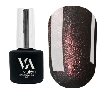 Топ с мелким шиммером для гель-лака без липкого слоя Valeri Top Shimmer 6 мл