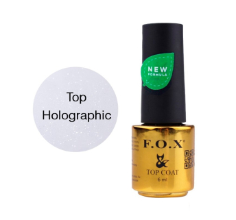 Финишное покрытие для гель-лака F.O.X Top Holographic 6 мл