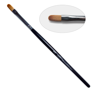 2G. Кисть для геля овальная 6-s PNB, нейлон/Gel Brush oval 6-s, nylon