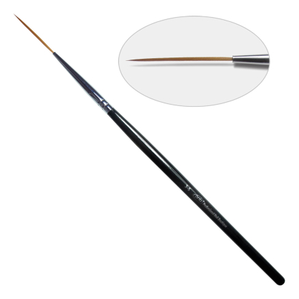 3D. Кисть для дизайна круглая 3-s PNB, нейлон/Nail Art Brush round 3-s, nylon
