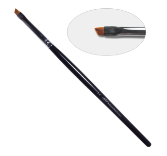 4D. Кисть для дизайна скошенная 2-s PNB, нейлон/Nail Art Brush slant 2-s, nylon
