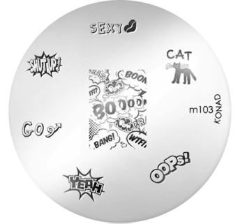Диск для стемпинга Konad M-103