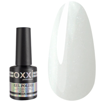 База Oxxi Cover Base №11 - базовое покрытие камуфлирующее - молочный с микроблеском, 10 мл