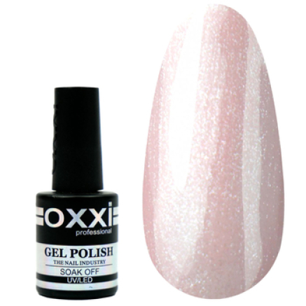 База Oxxi Cover Base №8 - базове покриття камуфлирующее - рожевий з мікроблеском, 10 мл