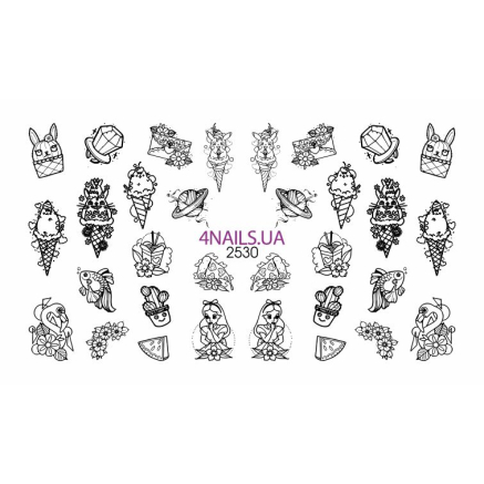 Слайдер для дизайна ногтей 4nails 2530