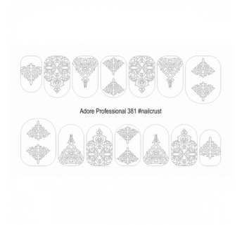 Трафарет-слайдер NailCrust Adore 381